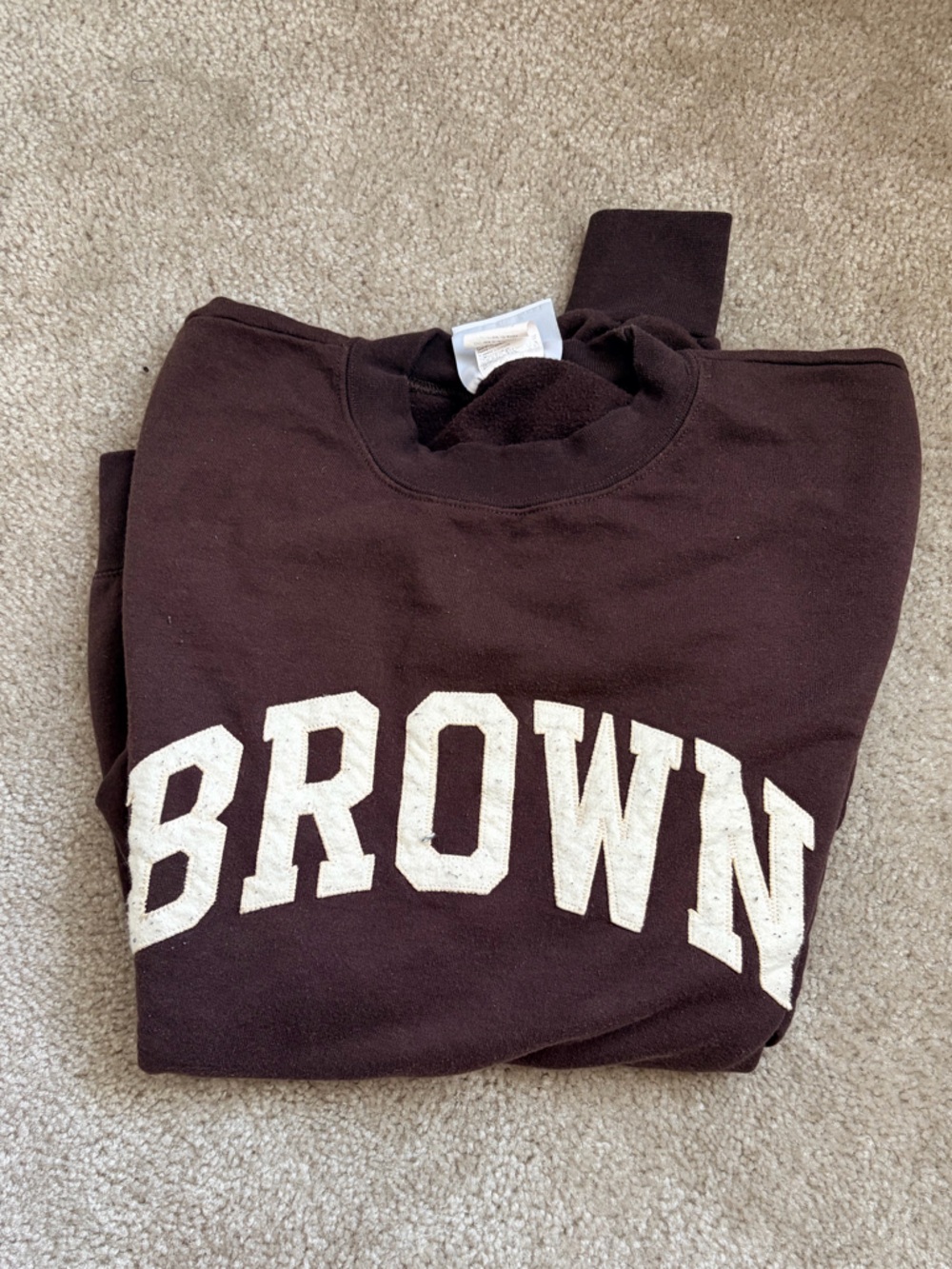 Champion Brown Crewneck Sweatshirt